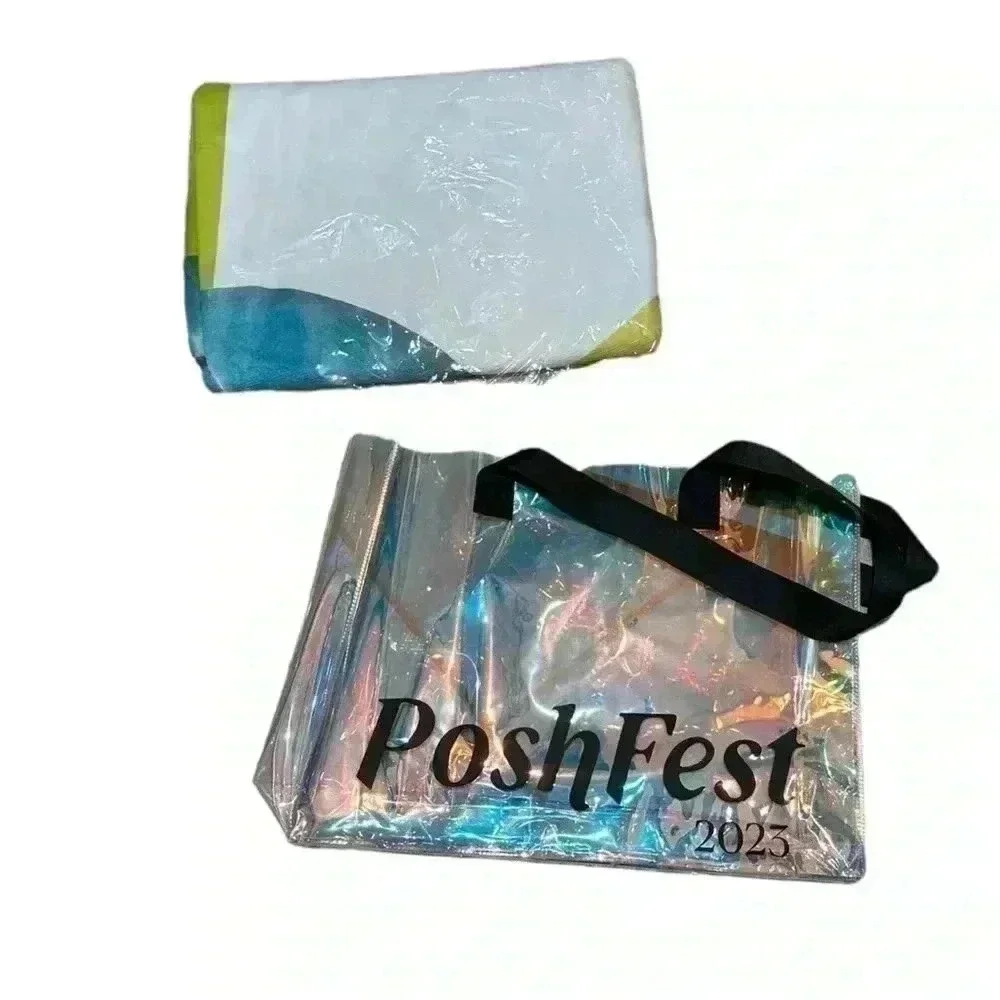 Poshfest 2023 Holographic Tote and Beach Towel